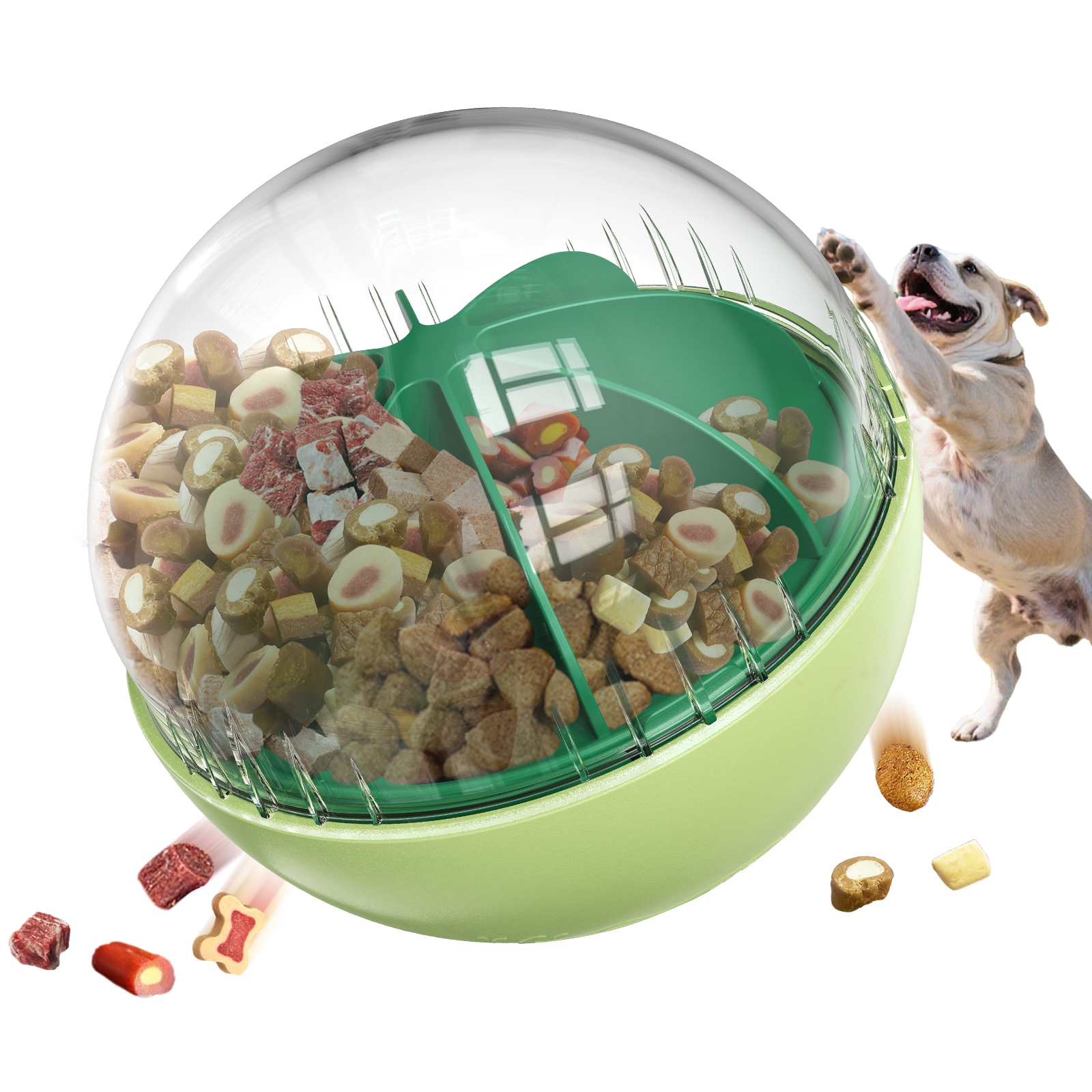 KADTC Extra-Large Dog Giggle Treat Dispenser Ball 