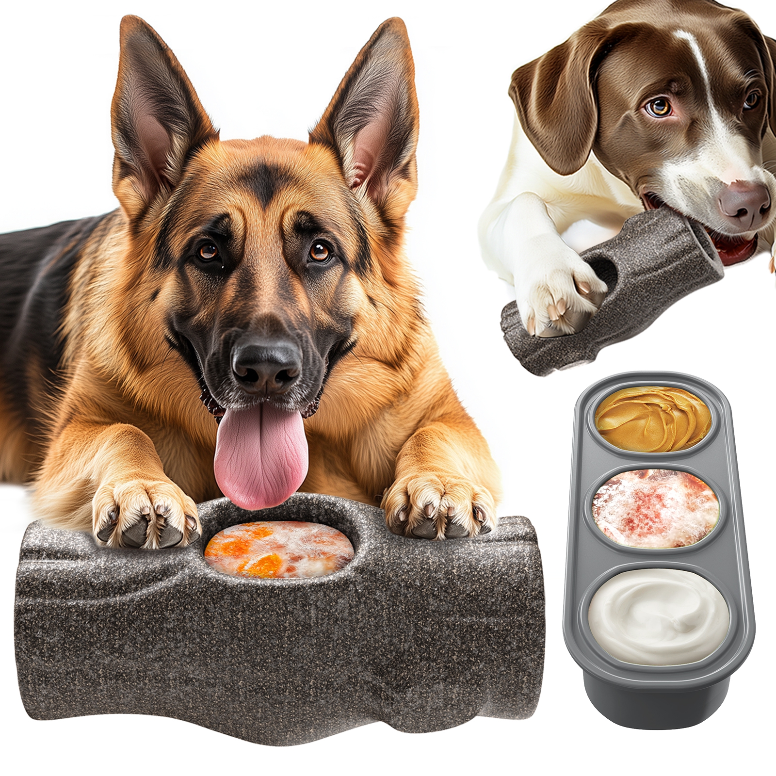 KADTC DOG DURABLE STUMP FREEZE TOY  