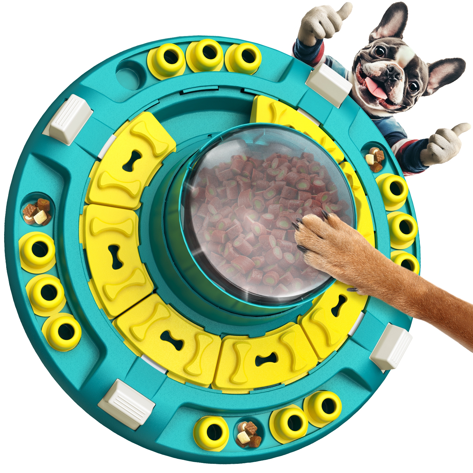 KADTC 4 Levels IN 1,Extra-Large Size,Beginner To Advanced Dog Puzzle Toy