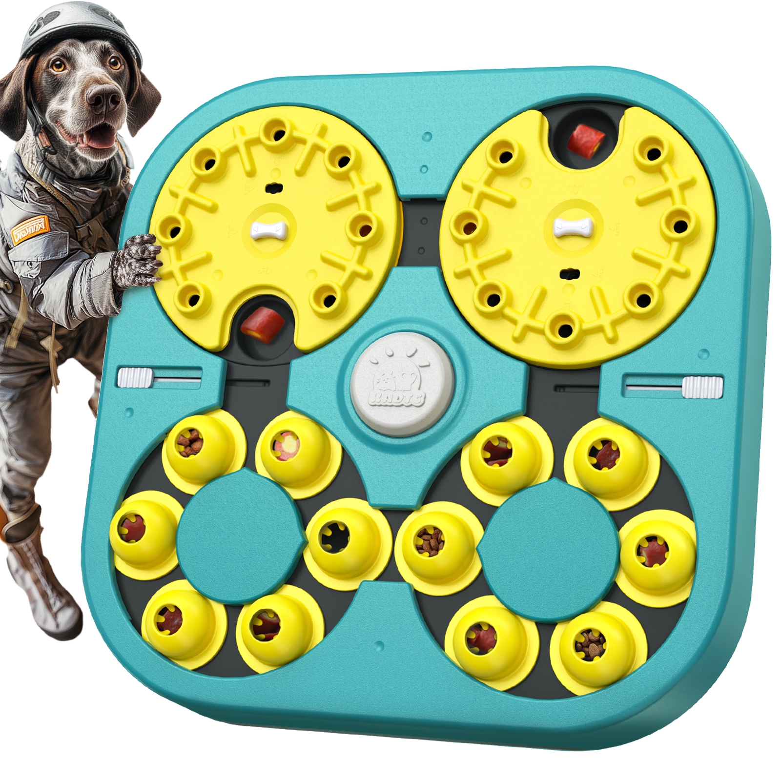 KADTC 5 Levels IN 1 - 6 Ways to Play - Extra-Large Size Dog Puzzle Toy
