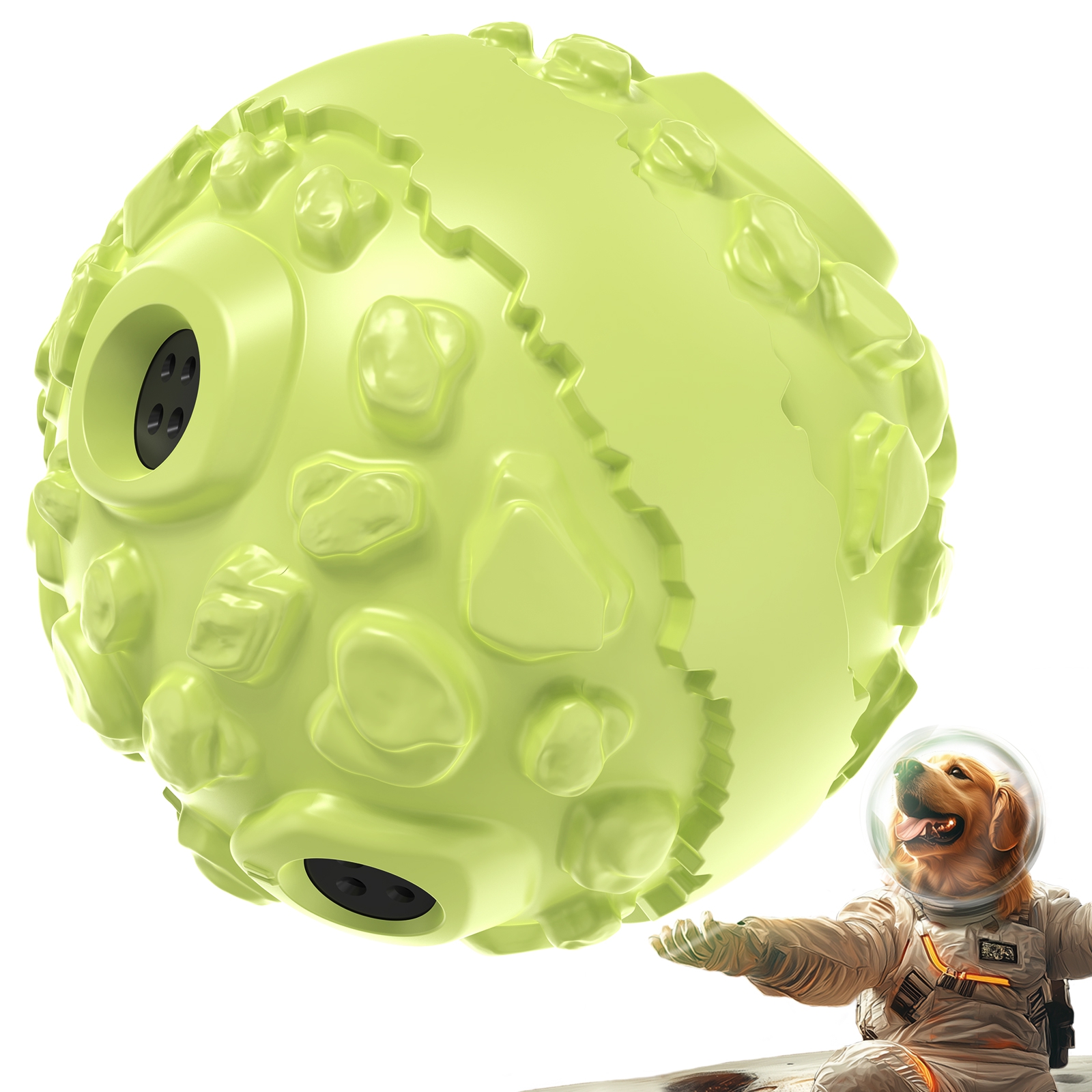 KADTC Extra-Large Size Durable Dog wobble Giggle Ball
