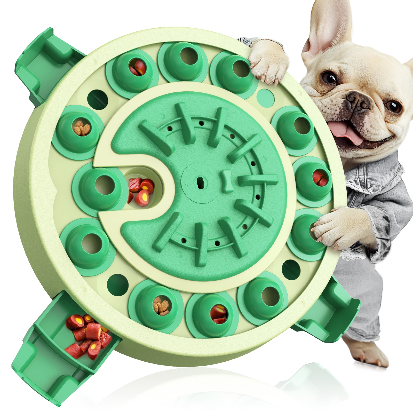 KADTC Dog Puzzle Toy 3 Levels of Step-by-Step Challenge,4 Ways to Play