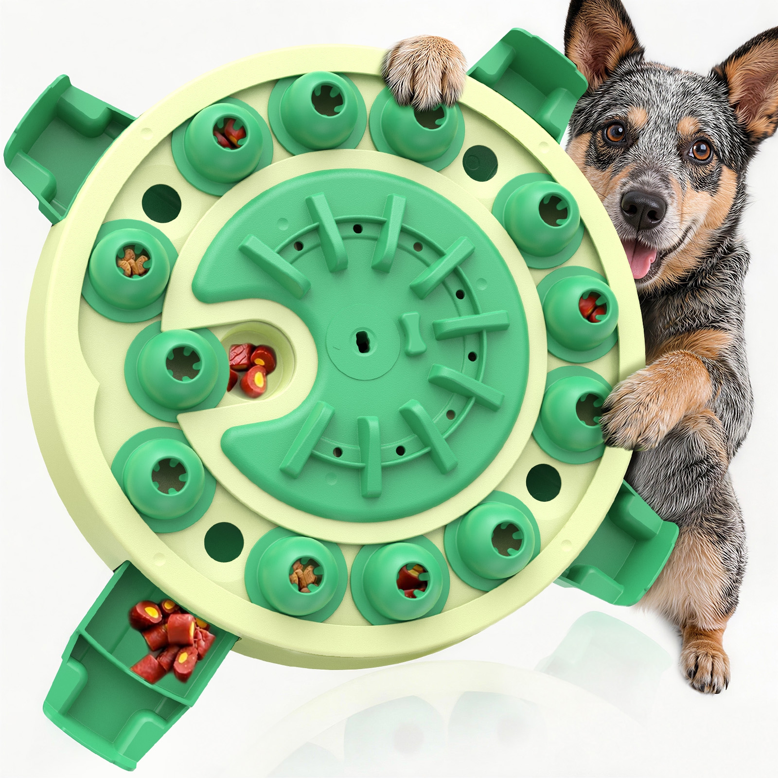 KADTC Dog Puzzle Toy 3 Levels of Step-by-Step Challenge,4 Ways to Play